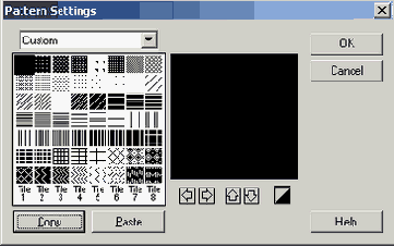   Pattern Settings   Paint