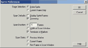   Sprite Preferences