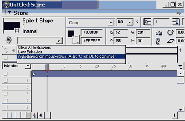  Behaviors    Sprite