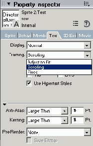  Scrolling     Framing
