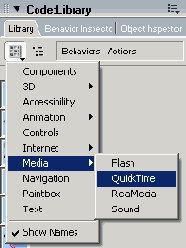  QuickTime Behaviors    Library List