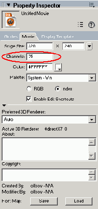 Ввод 75 в поле Channels
