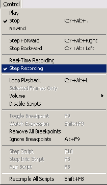   Step Recording